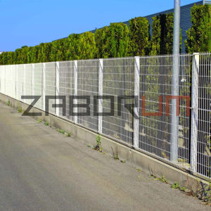 Забор из сварной сетки фото
